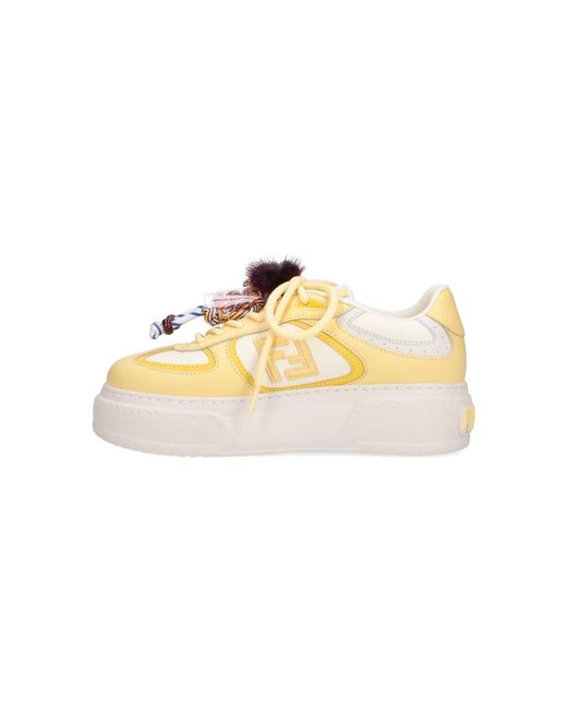 Fendi Metallic Sneakers Match"