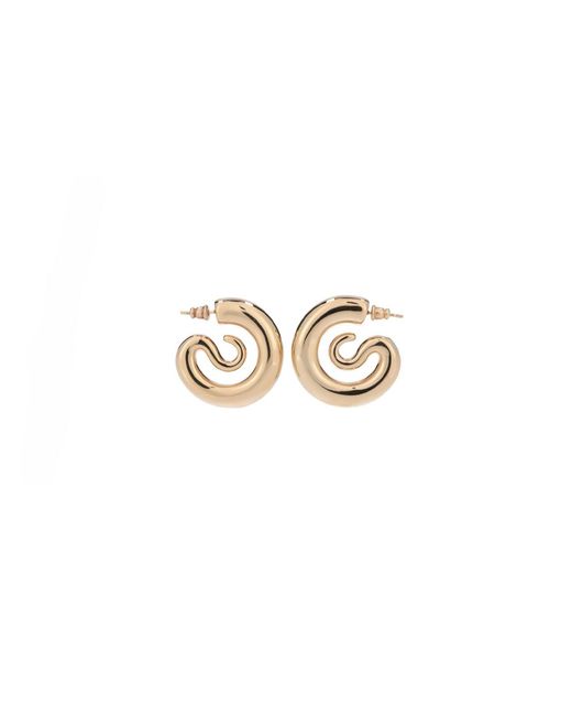 Orecchini "Serpent" di Panconesi in White