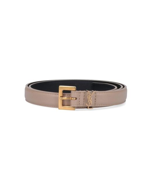 Saint Laurent Multicolor Monogram Logo Belt