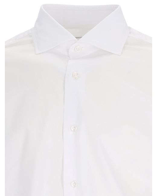 Laboratorio Del Carmine White Classic Shirt for men