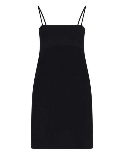 Abito Mini Logo di Alexander Wang in Black
