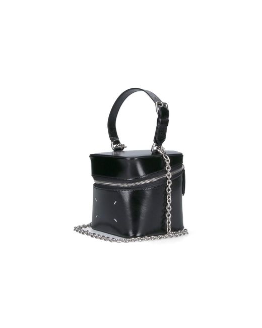 Maison Margiela Black Mini Cube Handbag