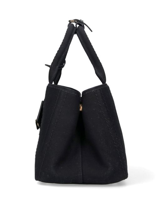 Prada Black "Jardinière" Large Bag