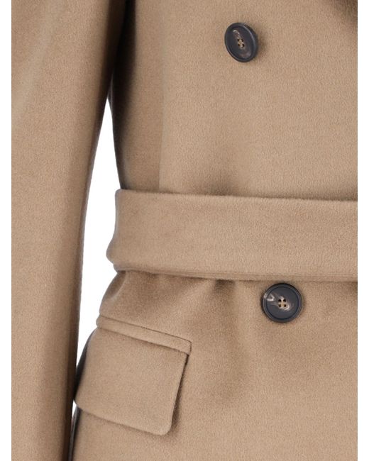 Tagliatore Natural Jole Double-Breasted Coat
