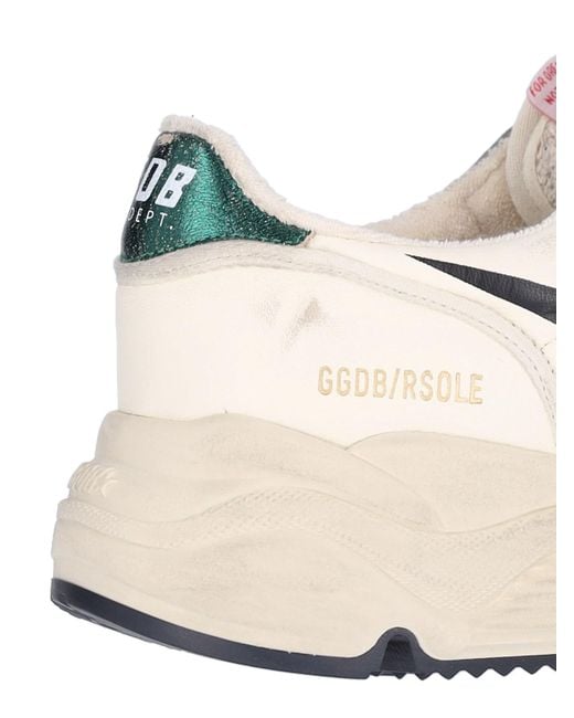 Golden Goose Deluxe Brand White "running Sole" Sneakers for men