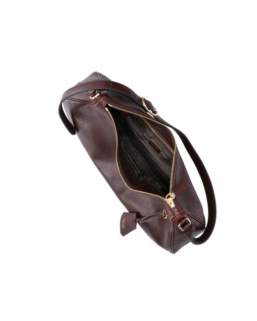 Borsa A Spalla "Aimée" di Prada in Brown
