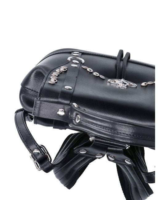 Vivienne Westwood Black Small Backpack "Max"