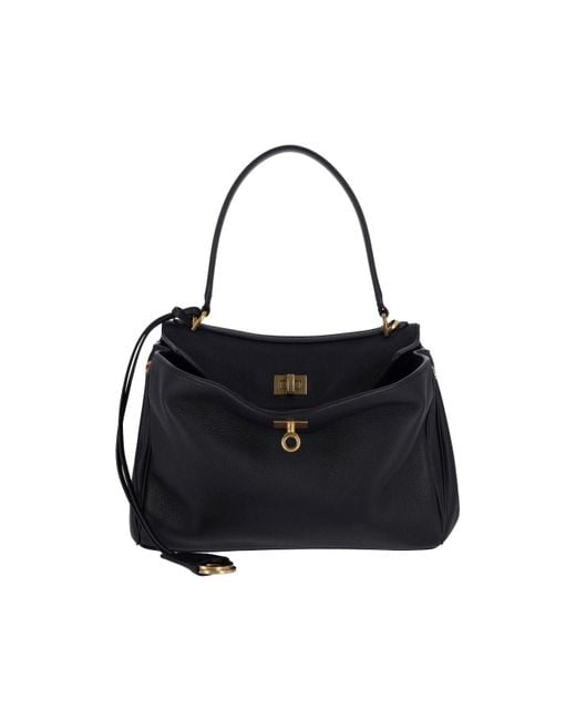 Balenciaga Black 'Rodeo' Small Bag