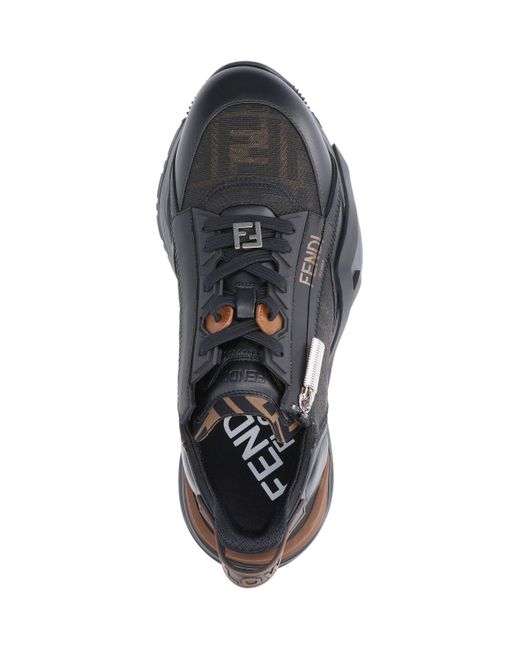 Sneakers Low-Top "Flow" di Fendi in Blue da Uomo