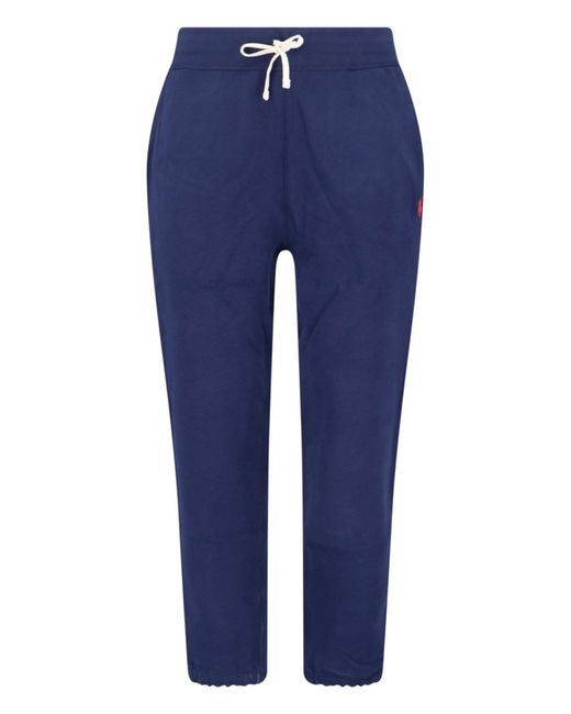 Polo Ralph Lauren Blue Logo Sports Pants for men