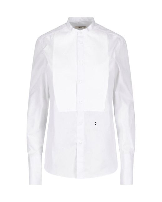 Fendi White Cotton Shirt
