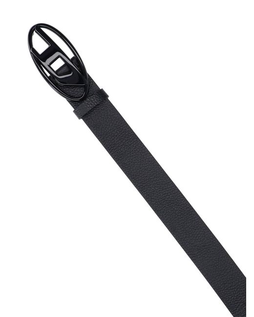 DIESEL Black Belts Leather for men
