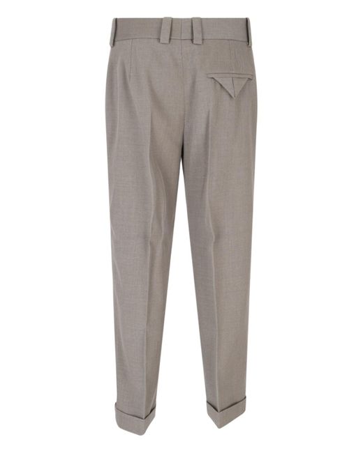 Pantaloni Cropped di Bottega Veneta in Gray da Uomo