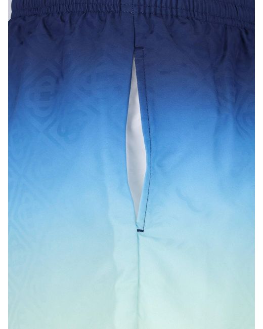 Casablanca Blue Beach Shorts "Gradient" for men