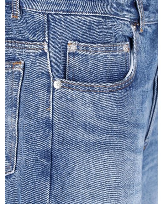 A.P.C. Blue A. P.C. Washed Straight-Leg Jeans for men