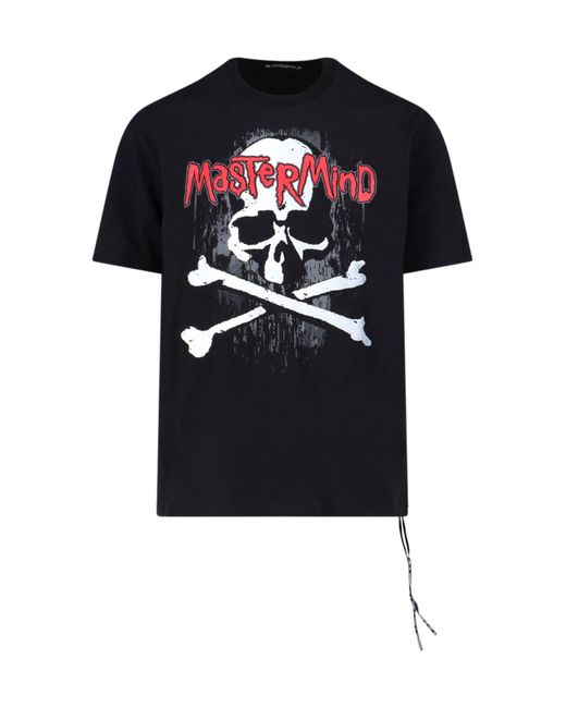 Mastermind Japan Black "skull Print" T-shirt for men
