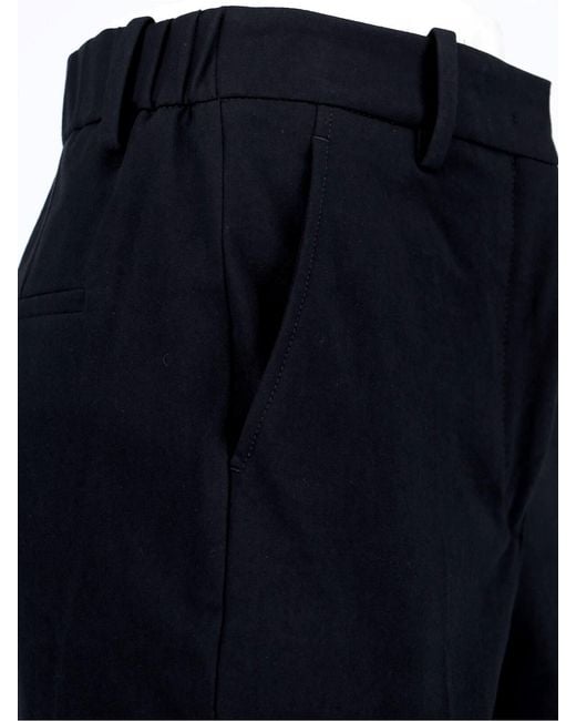 Incotex Blue Silk Blend Trousers