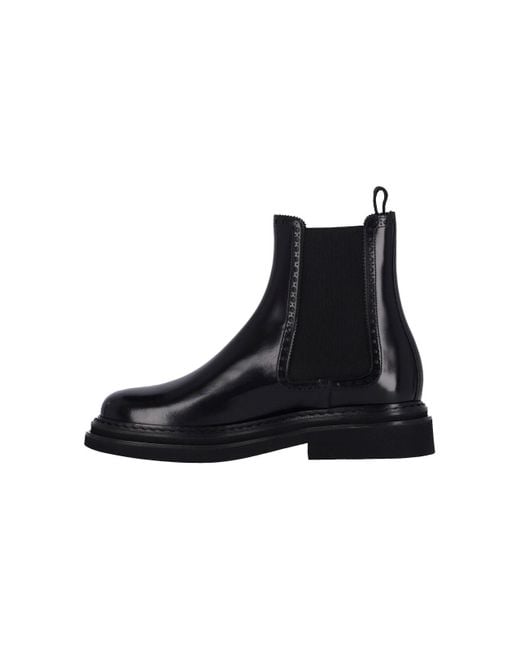 Dolce & Gabbana Black Boots Outer: Calf Leather for men