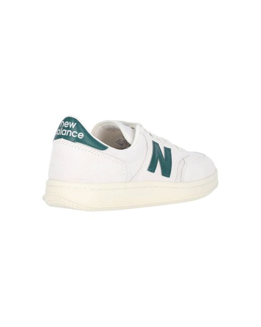 New Balance White Suede Court Sneaker