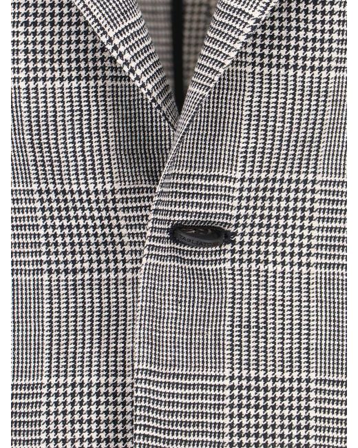 Tagliatore Gray Single-Breasted Blazer for men