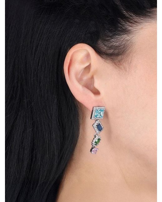 Maison Margiela Blue Bijoux Brass