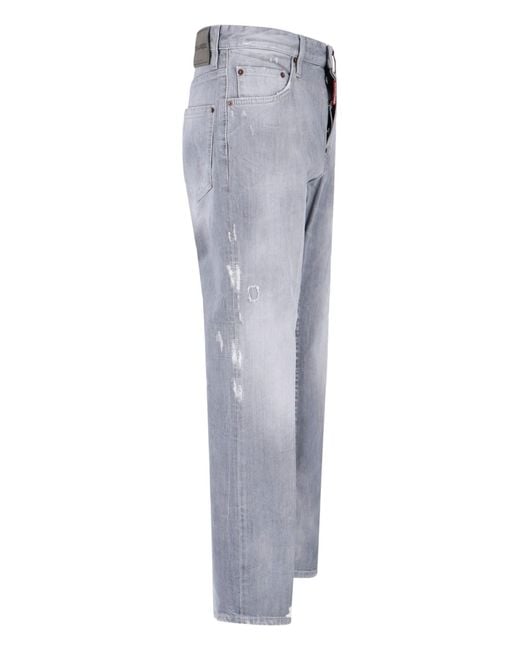 DSquared² Gray Jeans Cotton for men