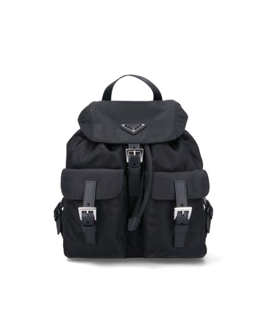 Prada Black Small Nylon Backpack