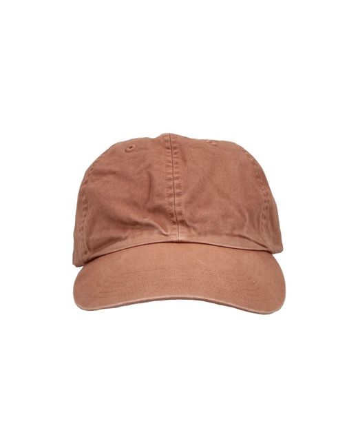 Auralee Brown Baseball Cap "Finx" for men
