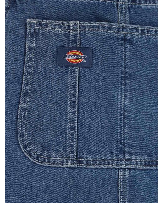 Dickies Blue Jeans Cotone for men