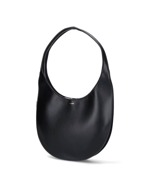 Borsa "Double Gusset Swipe" di Coperni in Black