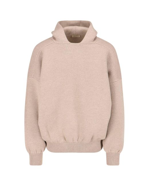 Fear Of God Pink Knitted Hoodie for men
