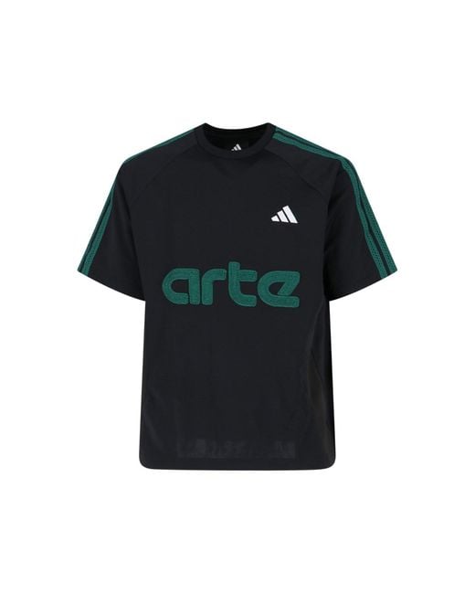 Adidas Black X Art Logo T-Shirt for men