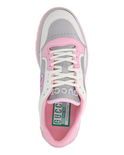 Gucci Pink Mac80 Leather Sneaker