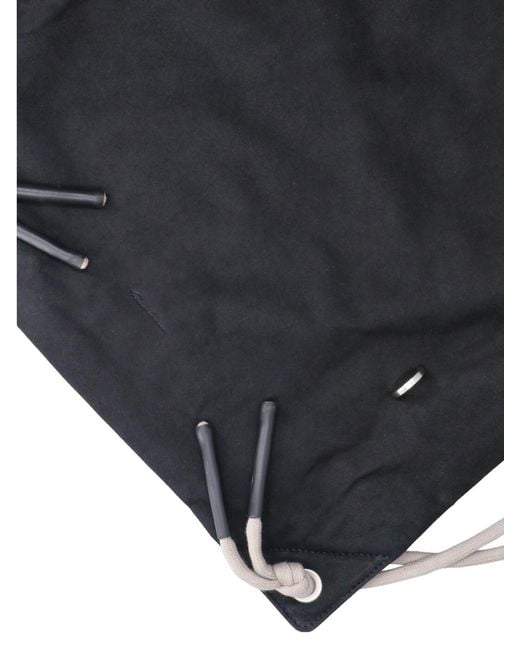 Rick Owens Black Backpack “Drawstring”