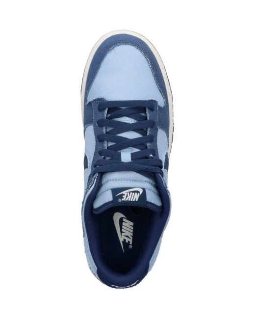 Nike Blue Dunk Low Retro Sneakers for men