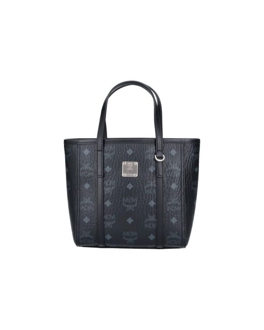 MCM Blue Mini Tote Bag "Toni"