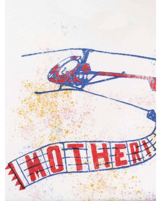 Mother White T-Shirt "Boxy Goodie Goodie"