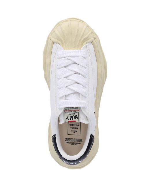 Maison Mihara Yasuhiro White Sneakers Cotton