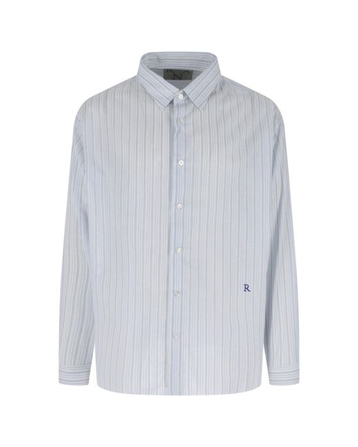 RANRA Gray Striped Shirt for men