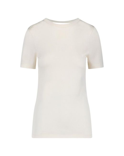 T-Shirt Dettaglio Nodo di Loewe in White
