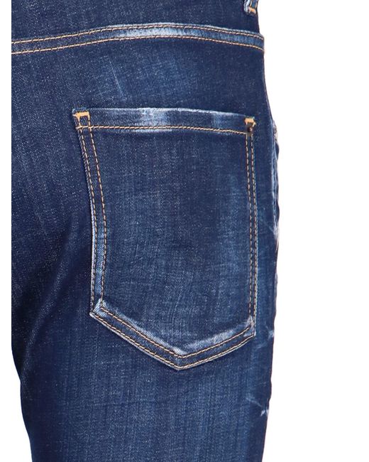 Jeans "Dark Clean Wash Skater" di DSquared² in Blue da Uomo