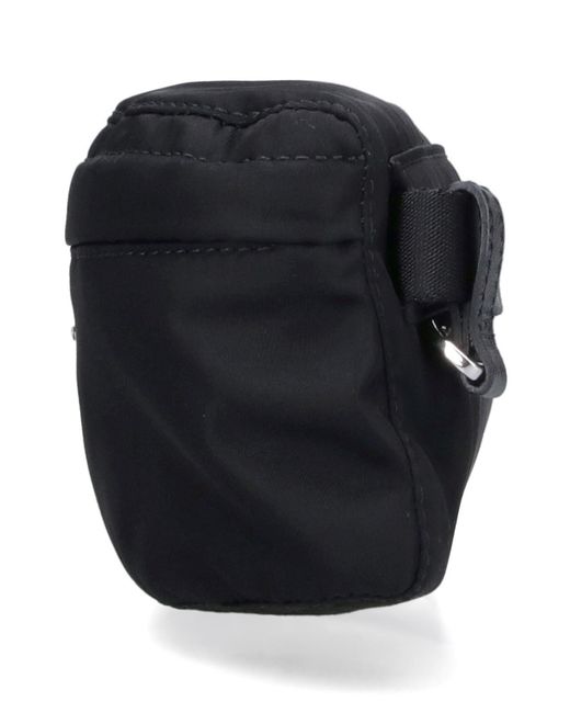 Prada Black Logo Waist Bag for men