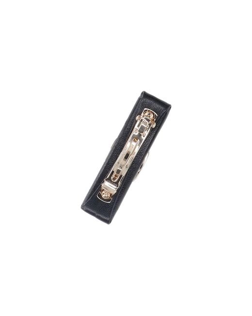 Ferragamo White Bow Clip "Vara"