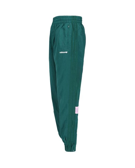 Adidas Green Logo Track Pants for men