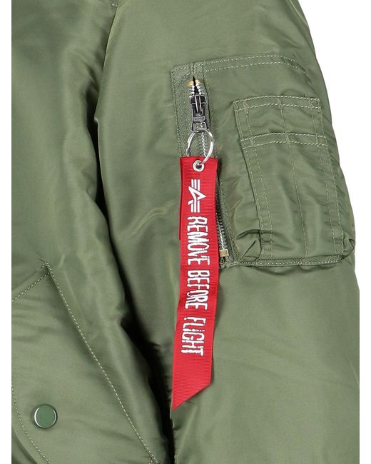 Alpha Industries Green Bomber Jacket “Ma-1” for men
