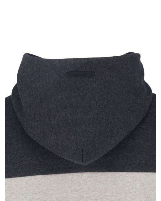 Fear Of God Black Hoodie Logo for men