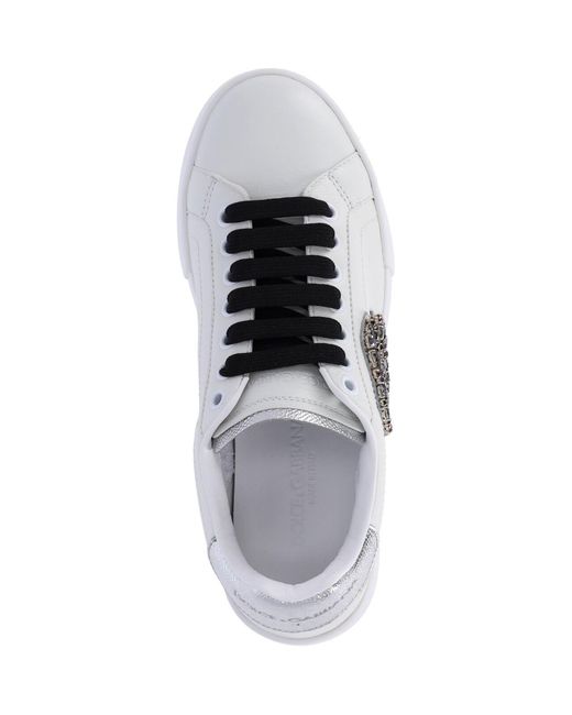 Dolce & Gabbana White Sneakers “Portofino”