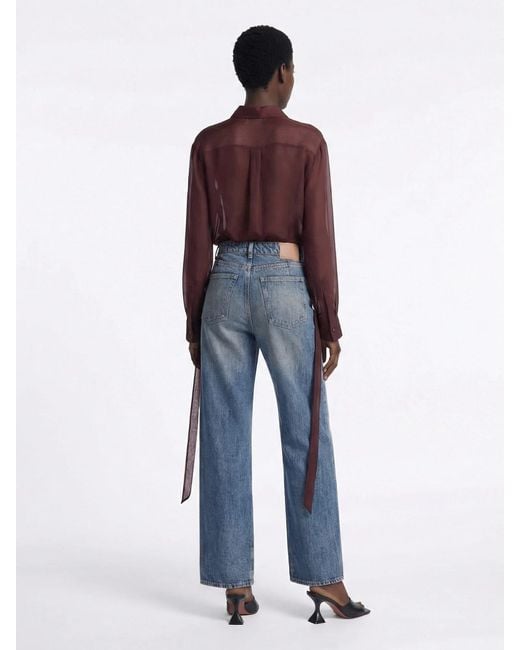 Our Legacy Blue Third Cut Straight Jeans
