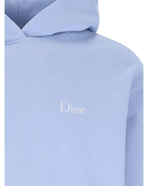 Dime Blue Logo Sweatshirt for men