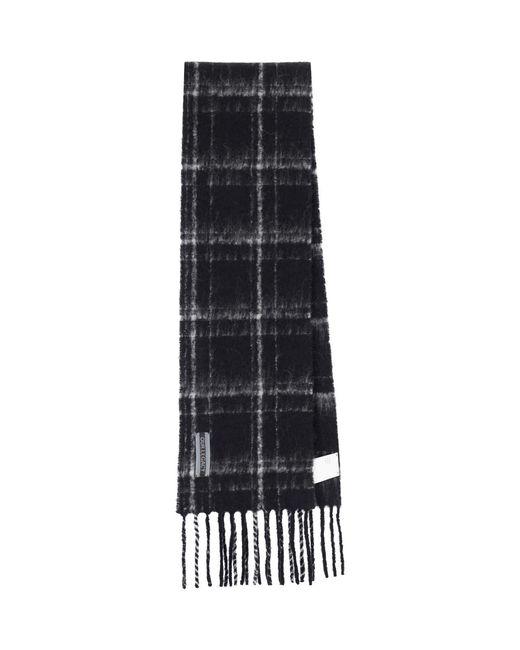 Our Legacy Black Estate Check Scarf